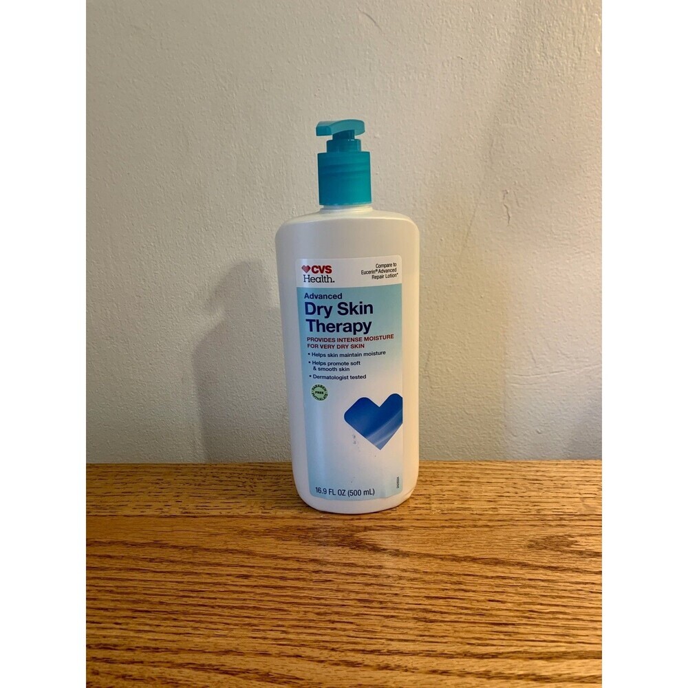 CVS Health Advanced Dry Skin Therapy Lotion 16.9 Eucerin Advan Repair NEW Frag - Picture 2 of 6